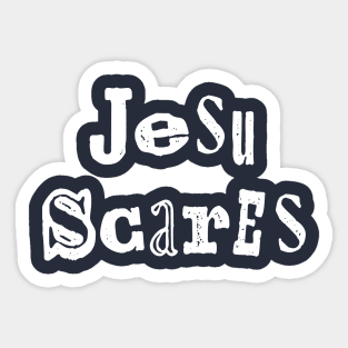 Jesu Scares Sticker